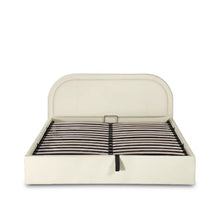 Load image into Gallery viewer, Peb Queen Gas Lift Bed Frame - Beige