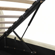 Load image into Gallery viewer, Peb Queen Gas Lift Bed Frame - Beige