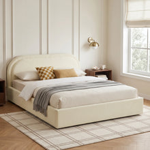Load image into Gallery viewer, Peb Queen Gas Lift Bed Frame - Beige
