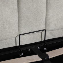Load image into Gallery viewer, Slat Queen Gas Lift Bed Frame - Linen Beige