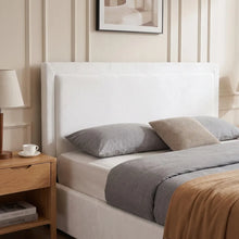 Load image into Gallery viewer, lt11176-block-queen-gas-lift-bed-frame-white-2610105