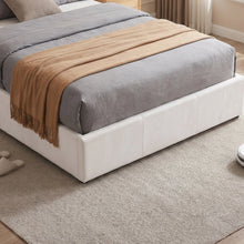 Load image into Gallery viewer, lt11176-block-queen-gas-lift-bed-frame-white-2610106