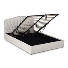 Load image into Gallery viewer, Shell Queen Gas Lift Bed Frame - Beige