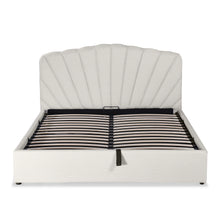 Load image into Gallery viewer, Shell Queen Gas Lift Bed Frame - Beige