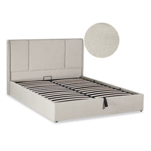 Load image into Gallery viewer, Trim Queen Gas Lift Bed Frame - Oatmeal