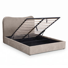 Load image into Gallery viewer, Lylo Queen Gas Lift Bed Frame - Linen Beige