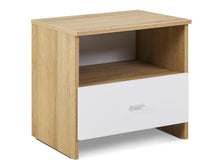 Load image into Gallery viewer, Makalu Wooden Bedside Table Nightstand - Oak