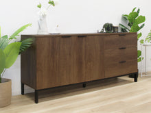 Load image into Gallery viewer, Ocala Sideboard Buffet Table - Walnut
