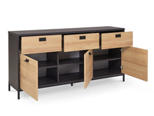 Load image into Gallery viewer, Morris Sideboard Buffet Table - Oak
