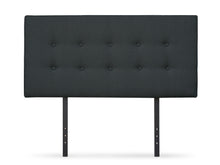 Load image into Gallery viewer, Susan Double Fabric Upholstered Headboard - Charcoal
