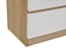 Load image into Gallery viewer, Harris 5 Drawers Tallboy - Oak + White
