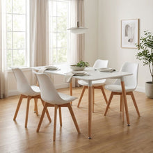 Load image into Gallery viewer, Sana Dining Table Rectangle 120 x 80cm - White