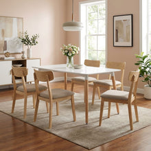 Load image into Gallery viewer, Sana Dining Table Rectangle 120 x 80cm - White