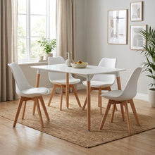 Load image into Gallery viewer, Sana Dining Table Rectangle 120 x 80cm - White