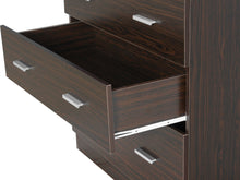 Load image into Gallery viewer, Natan Tallboy 5 Drawer Chest Dresser - Espresso