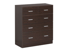 Load image into Gallery viewer, Natan Tallboy 5 Drawer Chest Dresser - Espresso
