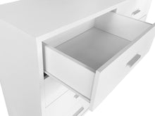 Load image into Gallery viewer, Bram Low Boy 6 Drawer Chest Dresser - White At Betalife

