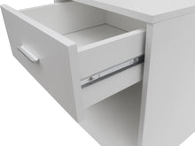 Load image into Gallery viewer, Clayton Bedside Table with Drawer - White At Betalife
