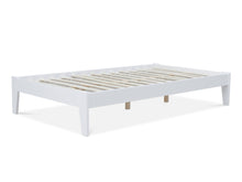 Load image into Gallery viewer, Meri King Single Wooden Bed Frame - White