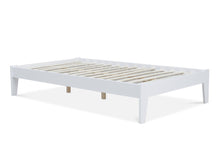 Load image into Gallery viewer, Meri King Single Wooden Bed Frame - White