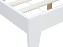 Load image into Gallery viewer, Meri King Single Wooden Bed Frame - White