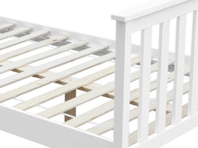 Load image into Gallery viewer, Andes King Single Wooden Bed Frame - White