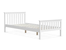 Load image into Gallery viewer, Andes King Single Wooden Bed Frame - White
