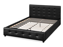 Load image into Gallery viewer, Augusta Queen PU Bed Frame - Black