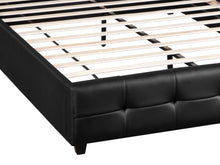 Load image into Gallery viewer, Augusta Queen PU Bed Frame - Black