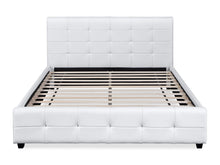Load image into Gallery viewer, Augusta King PU Bed Frame - White