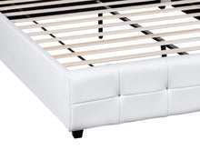 Load image into Gallery viewer, Augusta King PU Bed Frame - White
