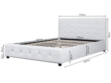 Load image into Gallery viewer, Augusta King PU Bed Frame - White
