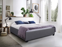 Load image into Gallery viewer, Bromo Fabric Slat Bed Frame - Double