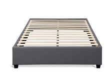 Load image into Gallery viewer, Bromo Fabric Slat Bed Frame - Double