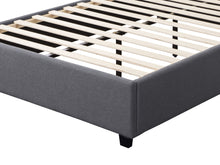 Load image into Gallery viewer, Bromo Fabric Slat Bed Frame - Double