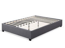 Load image into Gallery viewer, Bromo Fabric Slat Bed Frame - Queen