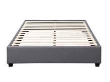 Load image into Gallery viewer, Bromo Fabric Slat Bed Frame - Queen
