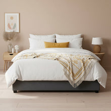 Load image into Gallery viewer, Bromo Fabric Slat Bed Frame - Queen