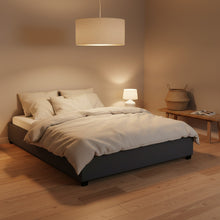 Load image into Gallery viewer, Bromo Fabric Slat Bed Frame - King