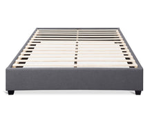 Load image into Gallery viewer, Bromo Fabric Slat Bed Frame - King