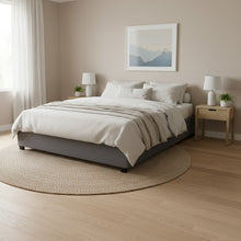 Load image into Gallery viewer, Bromo Fabric Slat Bed Frame - King