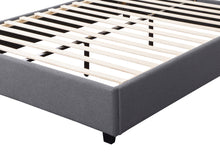 Load image into Gallery viewer, Bromo Fabric Slat Bed Frame - King
