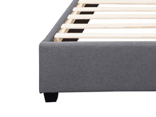 Load image into Gallery viewer, Bromo Fabric Slat Bed Frame - King
