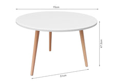 Load image into Gallery viewer, Elza Round Side Table Coffee Table 70cm
