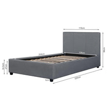 Load image into Gallery viewer, Shasta King Single Bed Frame - Dark Grey