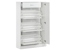 Load image into Gallery viewer, Horotea 4 Drawer Shoe Cabinet Storage Rack - White