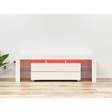 Load image into Gallery viewer, Dothan 1.6m LED Entertainment Unit - White