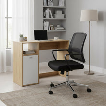 Load image into Gallery viewer, Makalu 100cm Computer Desk - Oak