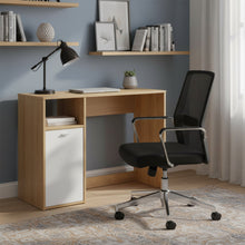 Load image into Gallery viewer, Makalu 100cm Computer Desk - Oak