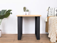 Load image into Gallery viewer, Frohna Square Coffee Table Side Table - Oak
